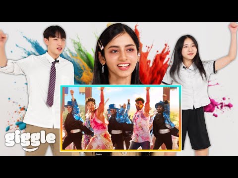 Korean Teens Try Iconic Bollywood Dances For The First Time Ft Aria Of X IN