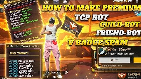 PREMIUM GUILD TCP BOT FREE 😱 | NEW GUILD TCP BOT OB51 😎 | FREE FIRE TCP BOT 😬 | EMOTE BOT🗿 |