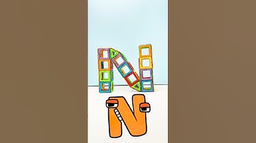 🤣Can you guess at the beginning? Let’s build alphabet N with Condis magnetic blocks!