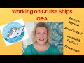 Working On Board Cruise Ships - Q&A