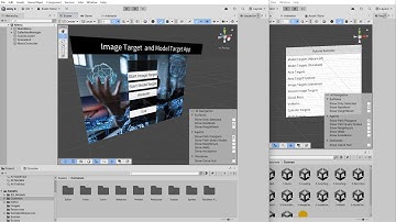 How to Create a Custom AR Menu in Unity starting with Vuforia Core Samples Project #vuforia #unity