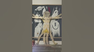 Vitruvian man by Staas K.”Geometric Spider”Part 2 #StaasKGeometricSpider #KoganArtFactory￼