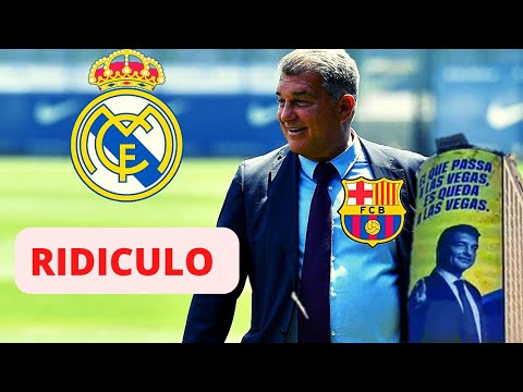 ? RIDICULO EN LAS VEGAS! JOAN LAPORTA Y SU OBSESIÓN CON EL REAL MADRID ⚽ LA MENTIRA DEL BARCELONA