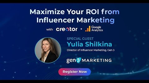 Yulia Shilkina Teams Up with Creator.co to Unlock Influencer Marketing ROI with Google Analytics 4