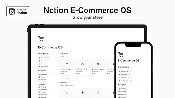 Notion E Commerce OS: Grow Your Store with Notion