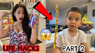 Testing VIRAL TIKTOK life hacks PART 2 *SHOCKING*'