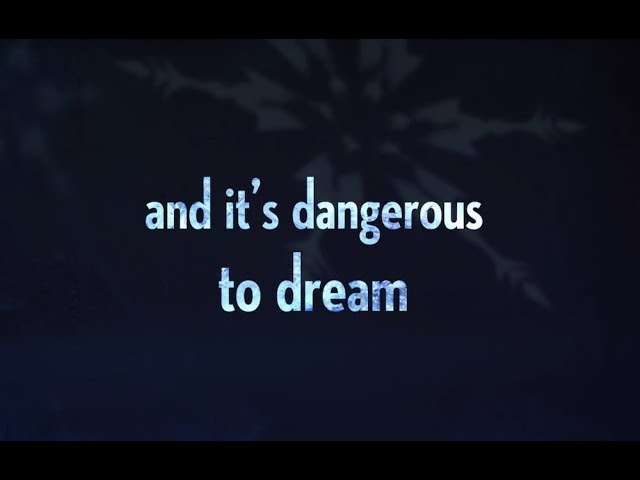 "Dangerous to Dream" from FROZEN on Broadway (Official Lyric Video)