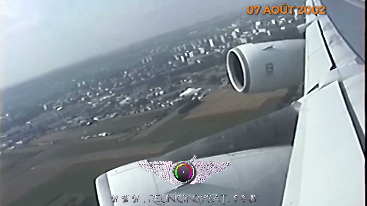 AOM A340 2002 Orly - Reunion 🇷🇪✈️