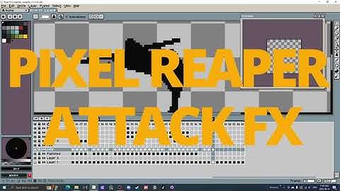 Pixel Art Timelapse #18 - Dark Flame Reaper Animation
