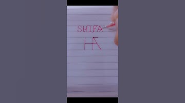 SHIFA NAMES LOGOS ✍️✍️ #letters #shortvideo #art