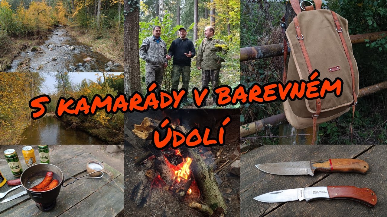 S kamarády v barevném údolí 🍂 podzimní krajina 🍁 lihový vařič Esbit a Ešus ČSA vz. 1937 