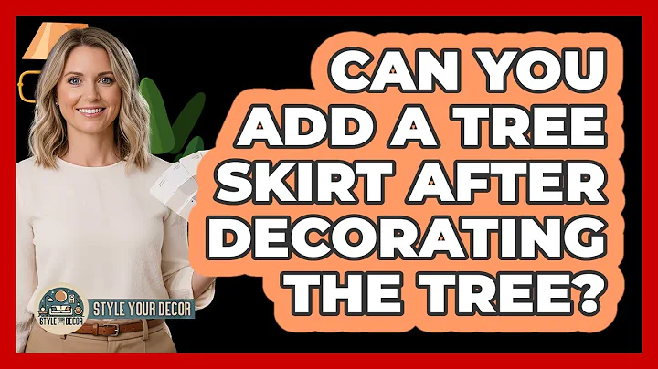 Can You Add A Tree Skirt After Decorating The Tree?