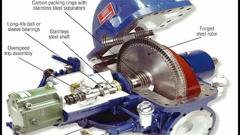 single stage impulse turbine  DE Laval turbine