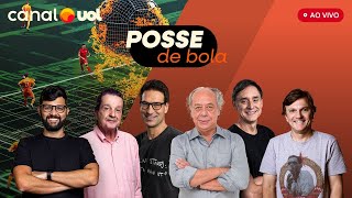 POSSE DE BOLA COM ARNALDO RIBEIRO, TIRONI, JUCA KFOURI, TRAJANO, PVC E DANILO LAVIERI
