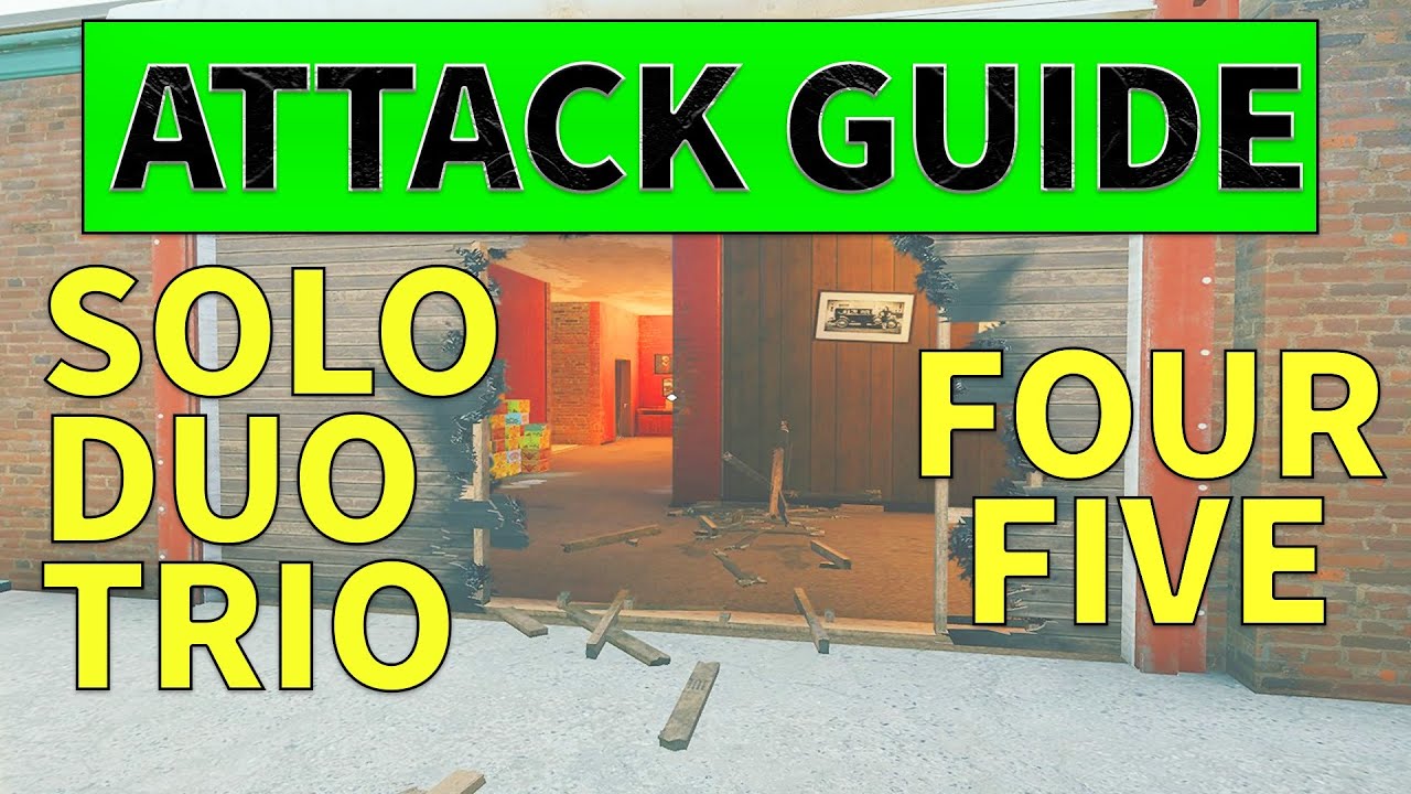 How to Attack in Solo Duo Trio Quadruple Rainbow Six Siege Tips