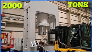 From Sheet Metal to Massive Press | Step-by-Step 2000-Ton Press Production 