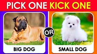 Pick One Kick One - Dogs Edition 🐶✅❌
