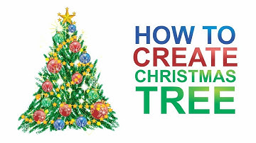 How to Create Christmas Tree in CorelDraw | Download Cdr Freegraphic.in