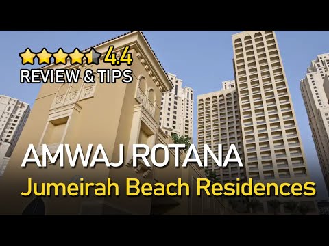 Amwaj Rotana Hotel Dubai Jumeirah Beach Tripeefy Review + ROOM TOUR.