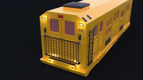 Blender: Modeling a Subway Train (Part 6)