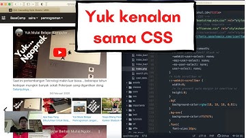 Belajar CSS #1 Apa fungsi CSS