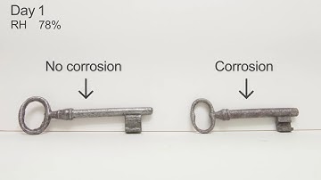 Time-lapse Video of Deterioration: Two Iron Keys, Incorrect Relative Humidity & Pollutants