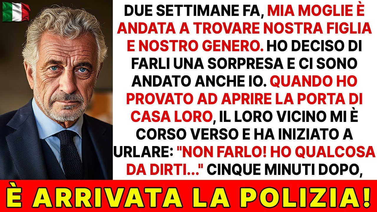 «Fermati!» gridò il vicino di mia figlia mentre aprivo la porta  Poi mi rivelò la verità