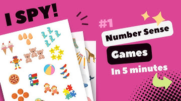 Number Sense Routine Examples For Preschool, Kindergarten, and 1st Grade  [Video 1/10]