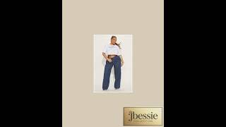 Brigantine Pull On Wide Leg Jeans - Dark Wash
