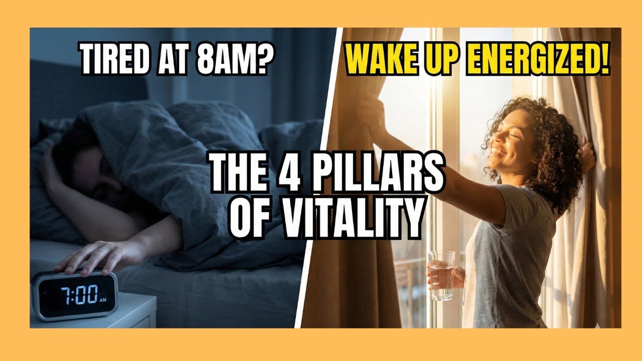 Why You Wake Up Tired After 8 Hours of Sleep (The 4 Pillars of Vitality ...