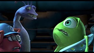 Randall kidnapping Mike (Monsters Inc 2001)