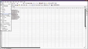 Creating a CSV File for Email Validation Using Openoffice and LibreOffice