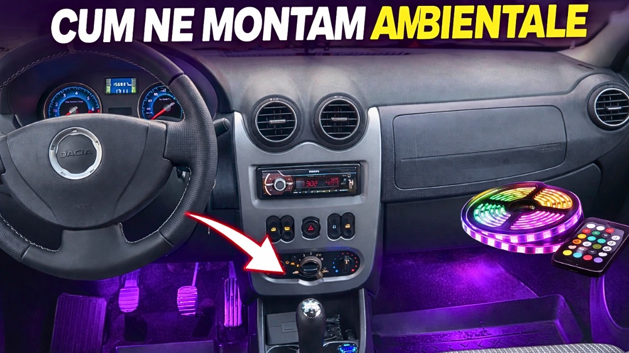 Am Montat Ambientale pe Dacia Logan + CHEDERE MOTOR!