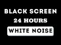 White Noise | Black screen - No ads - 24 hours | Sleep, Study, Focus