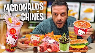 PROVANDO O BIZARRO MENU DO MCDONALDS EM HONG KONG