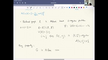 24.05.30, Hong Liu, Extremal Combinatorics: Lecture 23