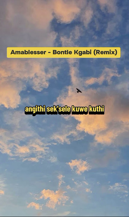Amablesser 2.0 - Bontle Kgabi