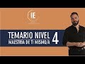 Temario Nivel 4 - Curso IE (Integración Emocional)