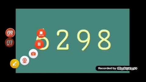 Challenge countdown from 6800