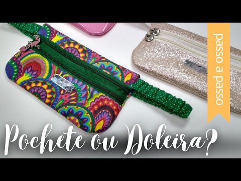 Pochete feminina de pano Clearance