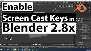 How to Download & Install Screencast Keys Addon in Blender 2.82 | Arun SV