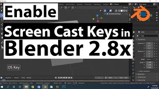 How to Download & Install Screencast Keys Addon in Blender 2.82 | Arun SV