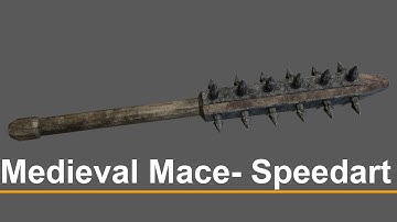 Medieval Mace - Blender and Substance Painter Speedart