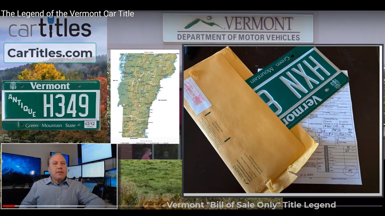 The Legend of the Vermont Car Title YouTube
