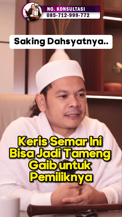 Saking dahsyatnya, keris semar mesem bisa untuk tameng gaib #pengasihan