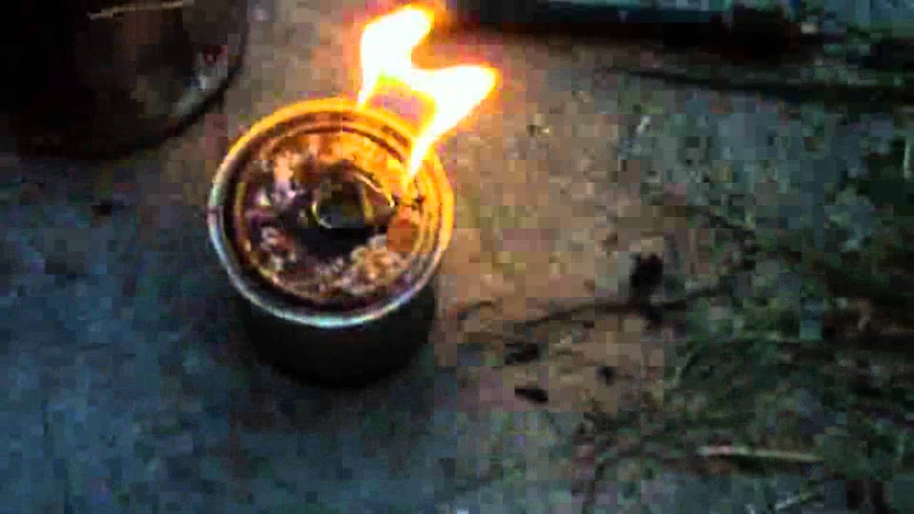 Paint Can Gasifier Pt 2 YouTube