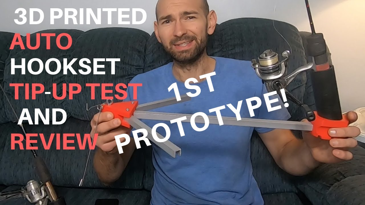 3D PRINTED AUTO HOOKSET TIP-UP TEST AND REVIEW