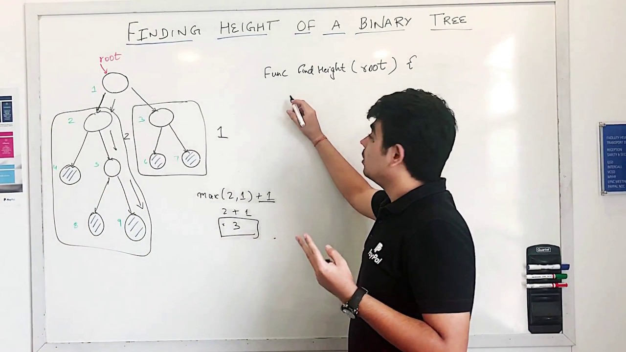 Height of a Binary Tree - YouTube