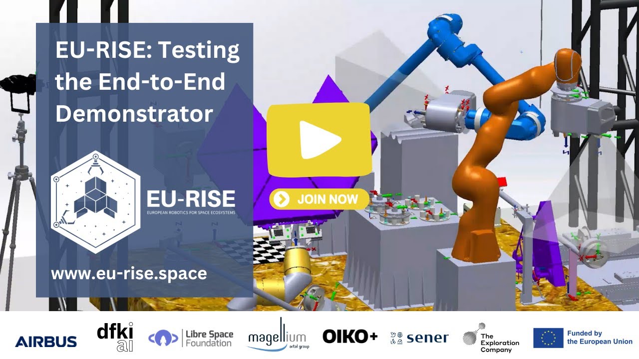 From Lab to Orbit: EU-RISE’s End-to-End Space Robotics Demonstration
