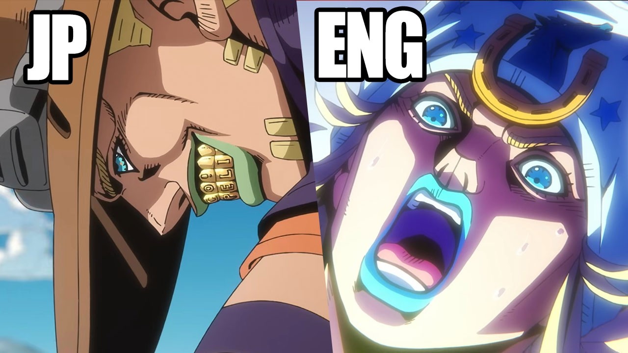 STEEL BALL RUN JoJo's Bizarre Adventure JAPANESE VS ENGLISH DUB | Trailer